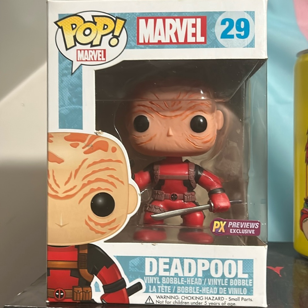 Marvel pop Deadpool without mask